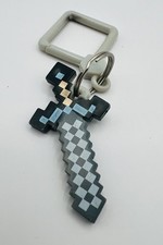 Cabide Minecraft espada de ferro chaveiro mochila cabide 2,5" comprimento comprar usado  Enviando para Brazil
