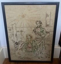 Vintage framed needlepoint for sale  North Stonington