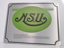 blechschild nsu gebraucht kaufen  Alsdorf