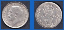 Threepence 1917 george for sale  CANTERBURY