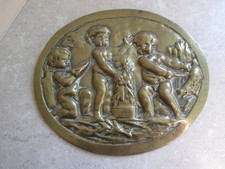 Antique brass oval for sale  DAVENTRY