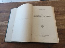 Mystères paris eugène d'occasion  Chaumont