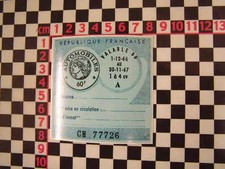 1966 french tax for sale  BEWDLEY