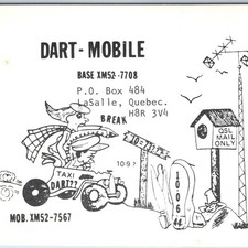 c1970s LaSalle, QC Taxi Driver Comic Art QSL Rádio Cartão Caixa de Correio Birds Break A66 comprar usado  Enviando para Brazil