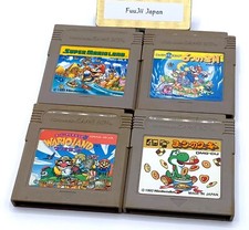 Super Mario Land 1 2 3 Wario Land Yoshi conjunto Game Boy GB japonês lote limpo 4 comprar usado  Enviando para Brazil