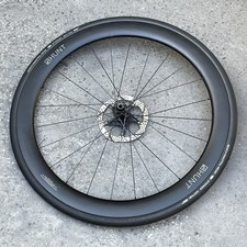 Roda dianteira HUNT 50 carbono Aero CL disco estrada sem câmara 12 x 100mm 700c comprar usado  Enviando para Brazil