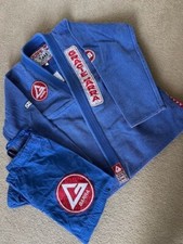 GRACIE BARRA Equipe GB STORM Jiu Jitsu Gi AZUL Adulto Tamanho A2 comprar usado  Enviando para Brazil