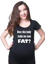 Camiseta Does This Baby Make Me Look Fat Mamãe Maternidade Engraçada Presente, usado comprar usado  Enviando para Brazil