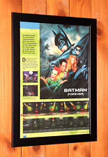 1995 Batman Forever SNES Sega Genesis Game Boy pôster promocional vintage/anúncio emoldurado. comprar usado  Enviando para Brazil