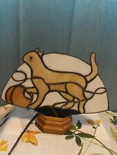 Stained glass cat for sale  Wilkes Barre