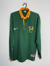 CAMISA NIKE VINTAGE MANGA LONGA RUGBY UNION ÁFRICA DO SUL TAMANHO M ADULTO, usado comprar usado  Enviando para Brazil