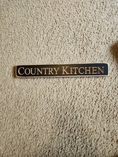 Placa de madeira para cozinha country 11 3/4" x 1 1/2" x 3/4" comprar usado  Enviando para Brazil