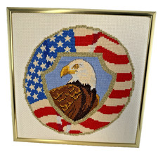 Patriotic finished cross for sale  Dover