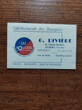 Carte publicitaire 1950 d'occasion  Melun
