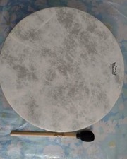 Tamburo sciamanico remo usato  Blufi