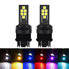 Lanterna traseira de freio colorida alta brilhante G4 AUTOMOTIVE 2x 3156 3157 lâmpadas LED 3030 comprar usado  Enviando para Brazil