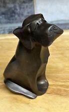 Sitting dog bronze for sale  LEEDS