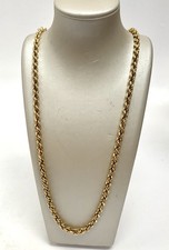 thick gold necklace for sale  RUGBY