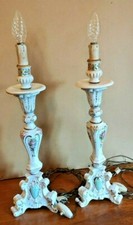 Coppia candelabri antichi usato  Italia