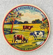 Fromage camembert etiquette d'occasion  Plombières-lès-Dijon