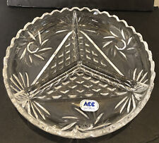 Prato de doces ACC dividido de cristal chumbo completo Iugoslávia comprar usado  Enviando para Brazil