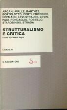 Strutturalismo critica segre usato  Italia