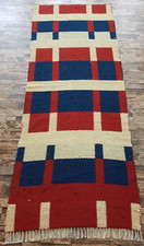 Tapete de chão vintage feito à mão estilo tradicional navajo Kilim 186x72 cm, usado comprar usado  Enviando para Brazil