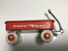 Logotipo raro rádio panfleto vagão vermelho tamanho pequeno 4" x 2" vagão miniatura vintage TLC comprar usado  Enviando para Brazil