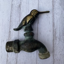 Torneira externa vintage para mangueira de jardim de beija-flor FLORA & FAUNA. Pátina de latão comprar usado  Enviando para Brazil