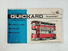 Quickard transpot card for sale  RICHMOND