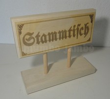 Tischschild stammtisch unbehan gebraucht kaufen  Waiblingen