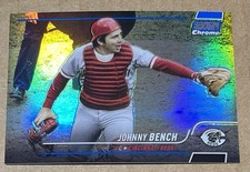 Johnny Bench 2022 Topps Stadium Club Chrome REFRATOR AZUL SP #182/199 vermelho, usado comprar usado Johnny Bench 2022 Topps Stadium Club Chrome REFRATOR AZUL SP #182/199 vermelho, usado comprar usado  Enviando para Brazil