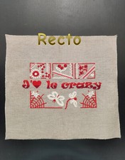 Broderie love crazy d'occasion  Narbonne