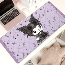 Bonito Kuromi Feminino Escritório PC Computador Mouse Pad Fino Conforto Tapete Mouse Pad 33x57cm comprar usado  Enviando para Brazil