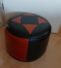 Leder pouf sitzpouf gebraucht kaufen  Rheinbreitbach