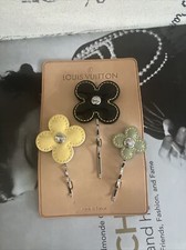 Autêntico Conjunto de Pin de Cabelo Louis Vuitton Vernis Valletta Flor Flor Flor PRESENTE ❤️❤️ comprar usado  Enviando para Brazil