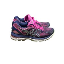 Tênis de corrida Asics feminino gel Nimbus 19 T750N tamanho 7,5 roxo rosa comprar usado  Enviando para Brazil