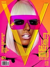 ⭐️LADY GAGA⭐️ V Magazine 2009 [Issue 61] 🩷Pink Glasses🩷 ➡️SEALED/MEGA RARE‼️✅ comprar usado  Enviando para Brazil