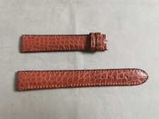 Piaget Watch Strap Alligator Brown Leather 18-16 Length 125-85 XL Size New comprar usado  Enviando para Brazil