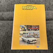 Vauxhall nova range for sale  SHEFFIELD