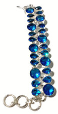 Blau topas armband gebraucht kaufen  Hannover