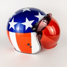 Viseira capacete rosto aberto LS2 Bobber DOT fácil piloto estrelas listras bandeira gráfico comprar usado Viseira capacete rosto aberto LS2 Bobber DOT fácil piloto estrelas listras bandeira gráfico comprar usado  Enviando para Brazil