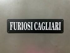 Targa metallo furiosi usato  Settingiano