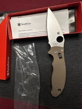 Spyderco manix brown for sale  Freedom