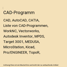 Cad programm cad gebraucht kaufen  Trebbin