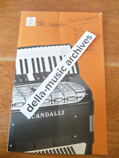 Usado, BROCHURA NOS anos 1950/60 acordeão SCANDALLI (SÉRIE SILVANA) comprar usado  Enviando para Brazil
