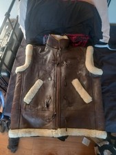Raf leather jacket for sale  WORTHING
