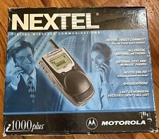 Celular flip preto Motorola Nextel i1000 Plus, pacote carregador comprar usado  Enviando para Brazil