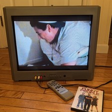TV de tela plana retrô para jogos Emerson EWF2004A 20" CRT com controle remoto comprar usado  Enviando para Brazil