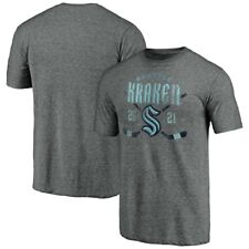 Usado, Camiseta Masculina Seattle Kraken NHL Hóquei Urze Cinza Linha Shift Tri-Blend Word comprar usado  Enviando para Brazil
